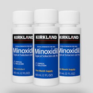 Minoxidil Kirkland 5% – Pack 3 Frascos