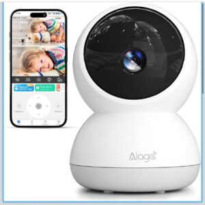 Cámara 3K para interiores, con inclinación panorámica de 360°